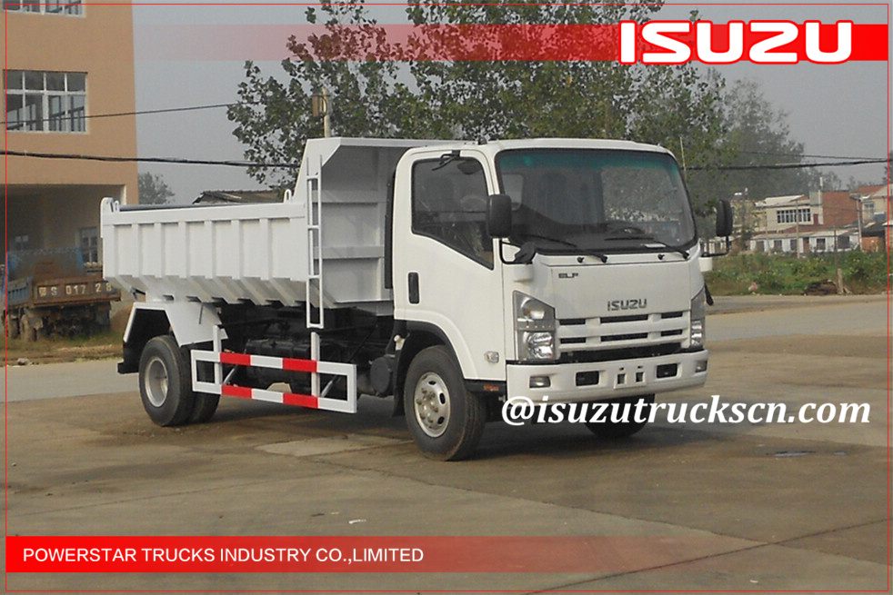 5Ton Japanese Elf Isuzu tipper trucks 6wheels