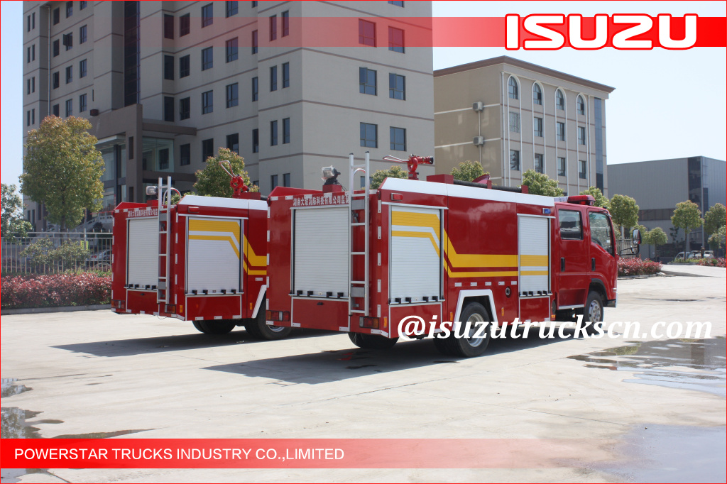 3500L ELF ISUZU Water Foam Fire Fighting Trucks