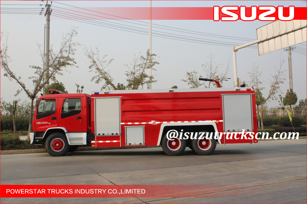  6x4 Big Capacity 15000L Water Type Fire Truck ISUZU