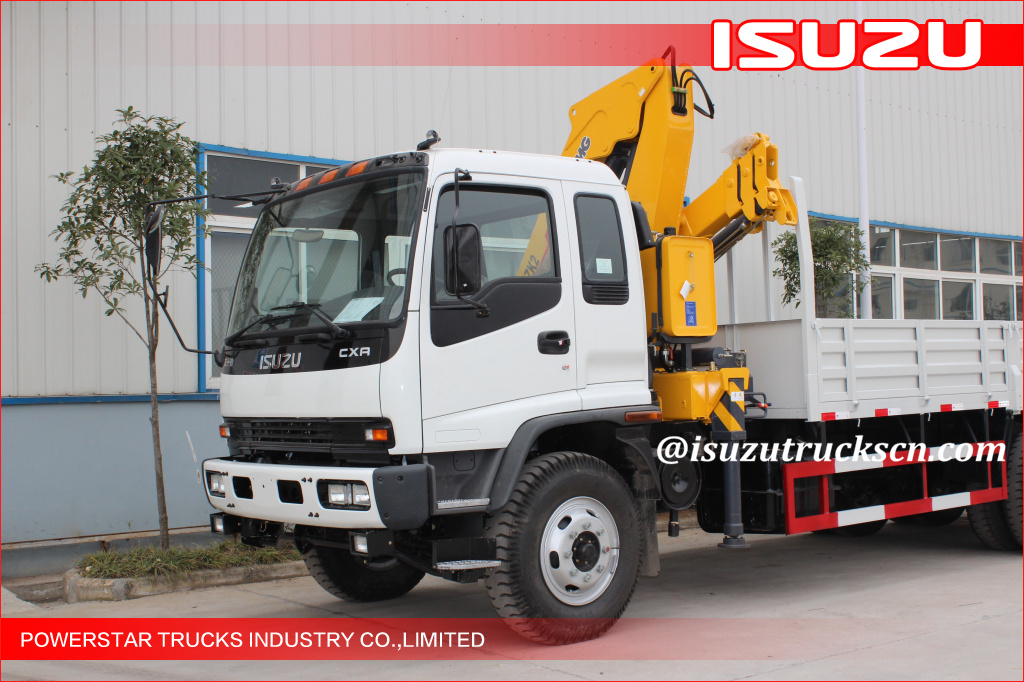 2tons Isuzu Structure Knuckle Boom Truck Mounted Crane