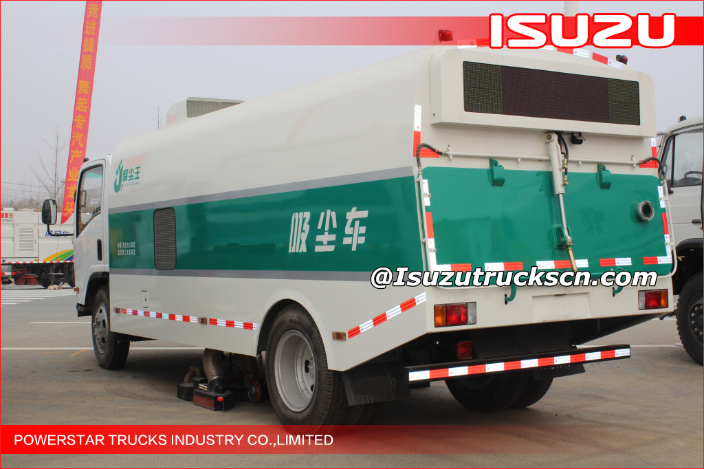 EFL Isuzu road clean vacuum sweeper truck industrial street sweeper Isuzu