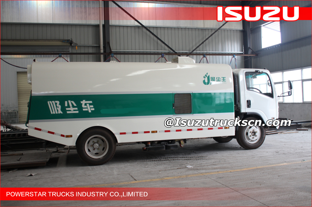 EFL Isuzu road clean vacuum sweeper truck industrial street sweeper Isuzu