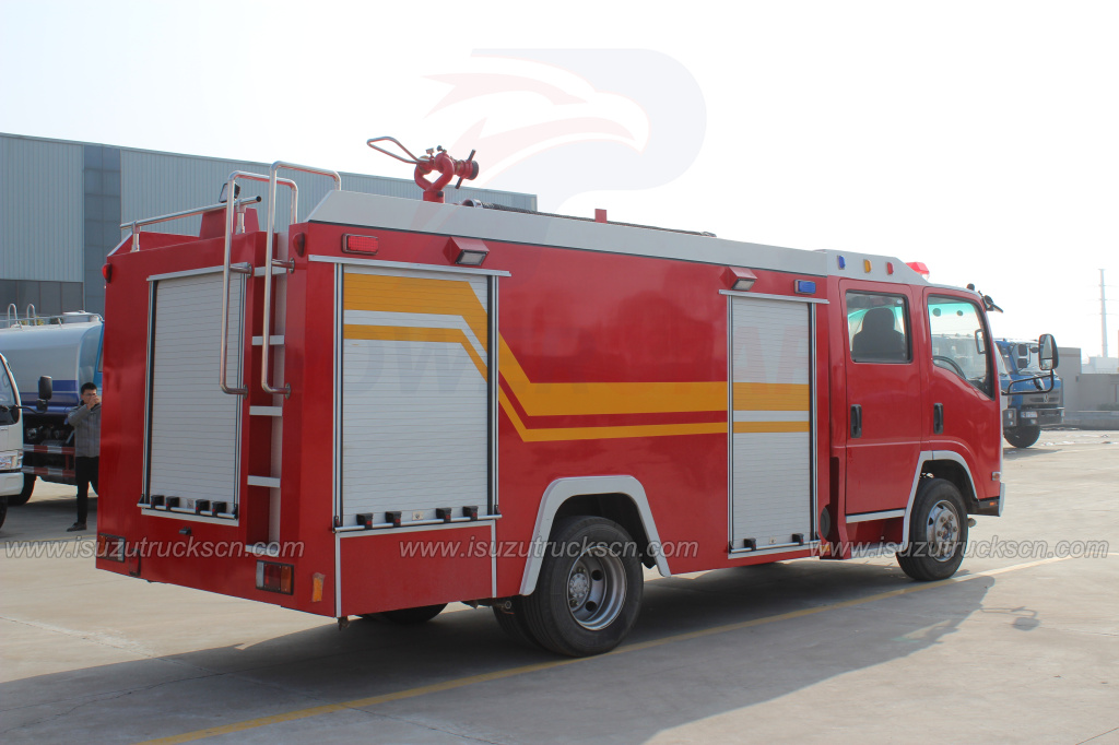 NPR ELF Water Fire Engine Truck to Mongolia