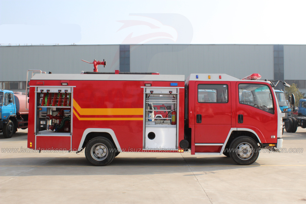 NPR ELF Water Fire Engine Truck to Mongolia