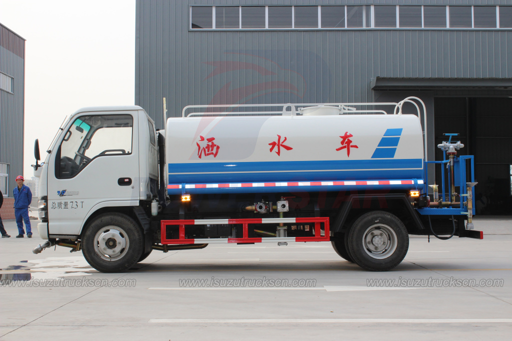 3000L 5000L ISUZU NKR Water Truck Tanker na ibinebenta