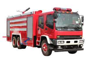 Japan Isuzu water foam fire fighting malambot fire engine