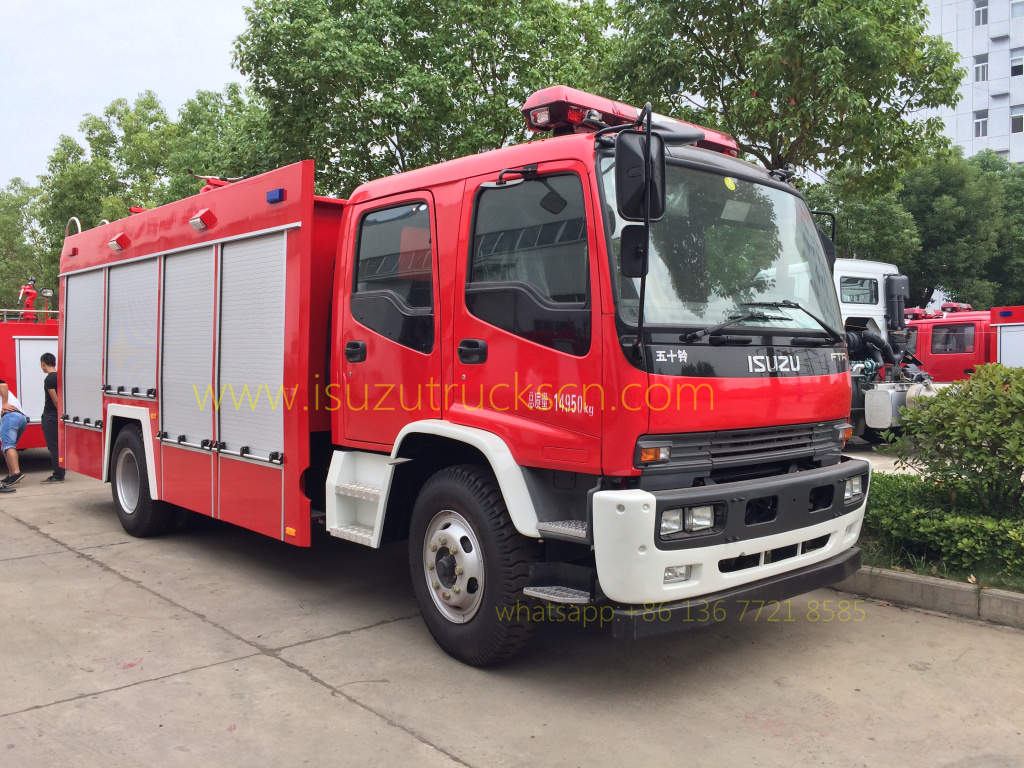 5000L Foam Fire Extinguishing Truck ISUZU FTR