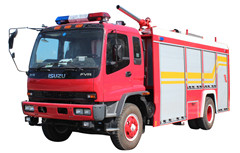 Armenia 4x2 5000L Single cabin Water Foam Fire Truck Isuzu