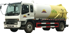 Sewer tank truck isuzu