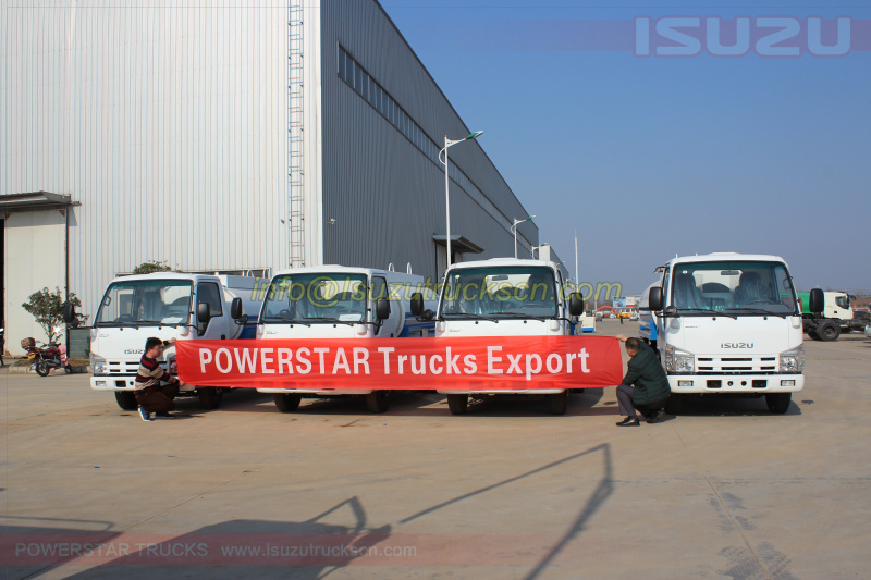 Sa Myanmar 4units Isuzu ELF Water Bowser Tank Truck