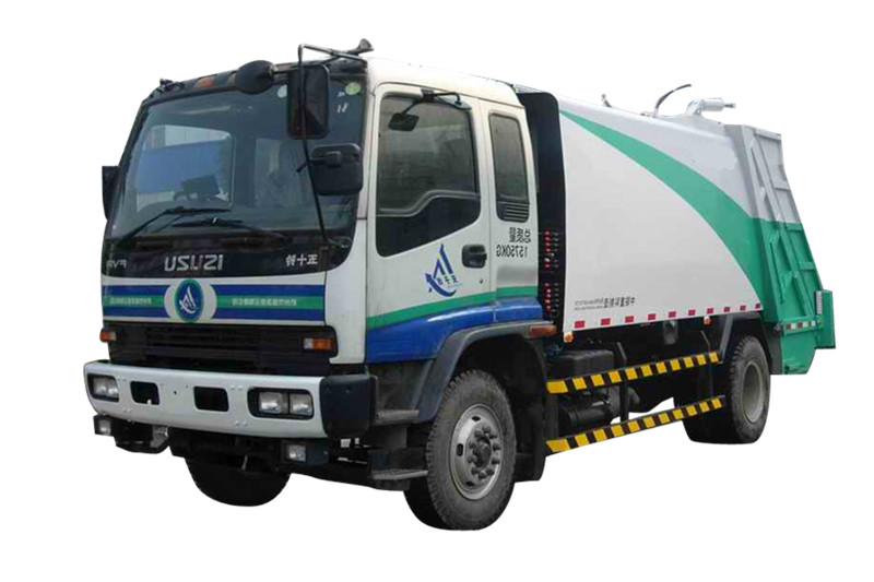 Rear loading hydraulic garbage compactor na sasakyan na gawa ng mga powerstar truck