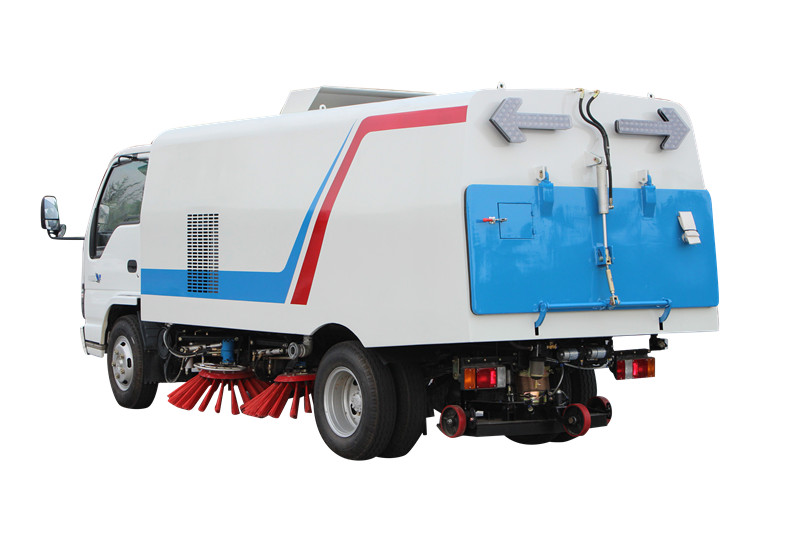 Sanitation vacuum road sweeper truck para sa philippines market