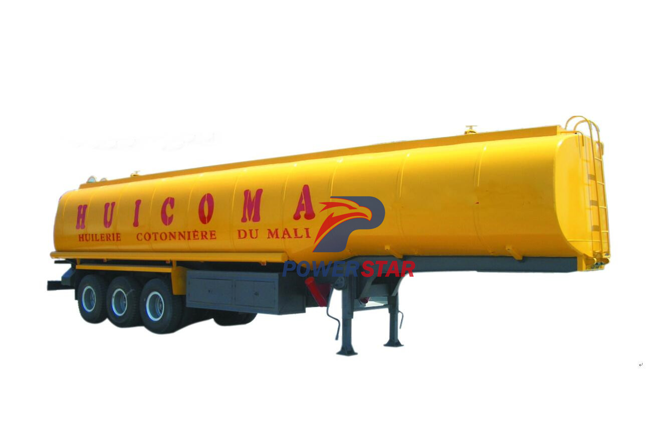 china pinakamahusay na oil fuel tanker semi trailer na may carbon steel para sa pagbebenta