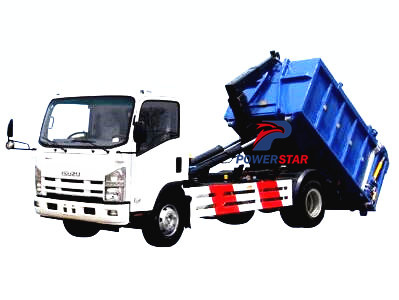 Isuzu hook loader garbage truck ng powerstar