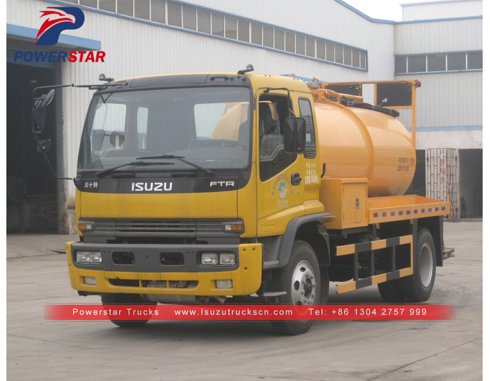 Philippines ISUZU High Pressure Sewer Jetting at Flushing Truck