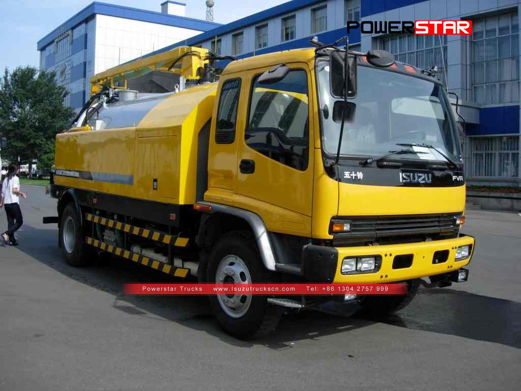 Pilipinas Isuzu FVR FTR High Pressure Cleaning Truck na ibinebenta