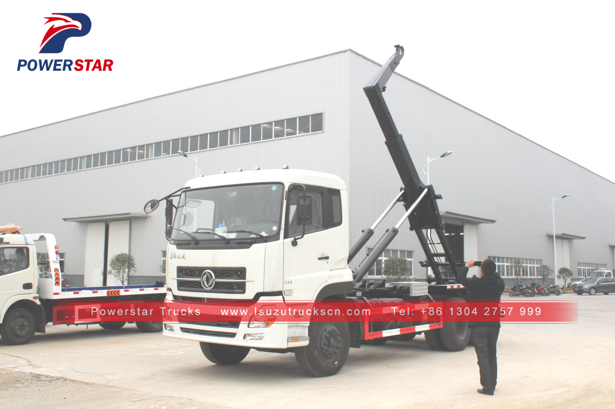 20Tons Togo Hooklift Refuse Collection Garbage Truck china na ibinebenta