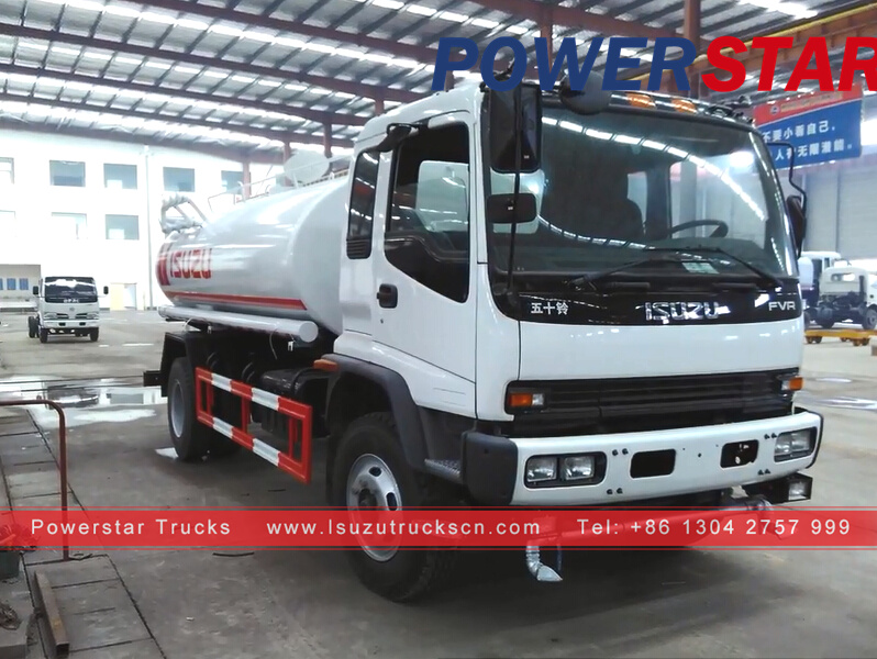 Armenia FVR water transport tanker trucks Isuzu para sa pagbebenta