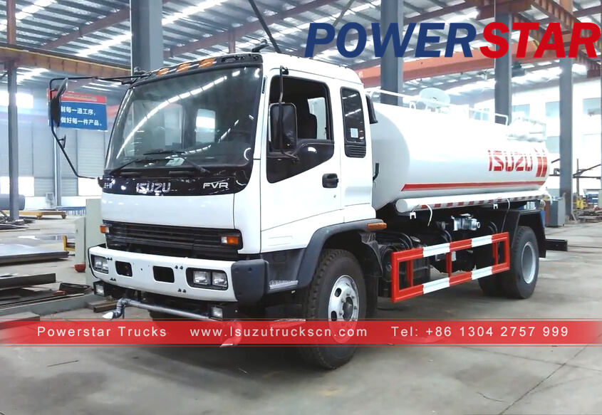 Armenia FVR water transport tanker trucks Isuzu para sa pagbebenta