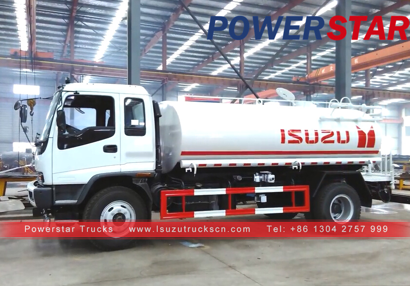 Armenia FVR water transport tanker trucks Isuzu para sa pagbebenta