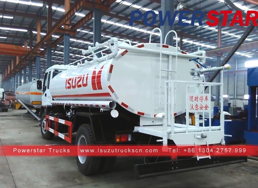 Armenia FVR water transport tanker trucks Isuzu para sa pagbebenta