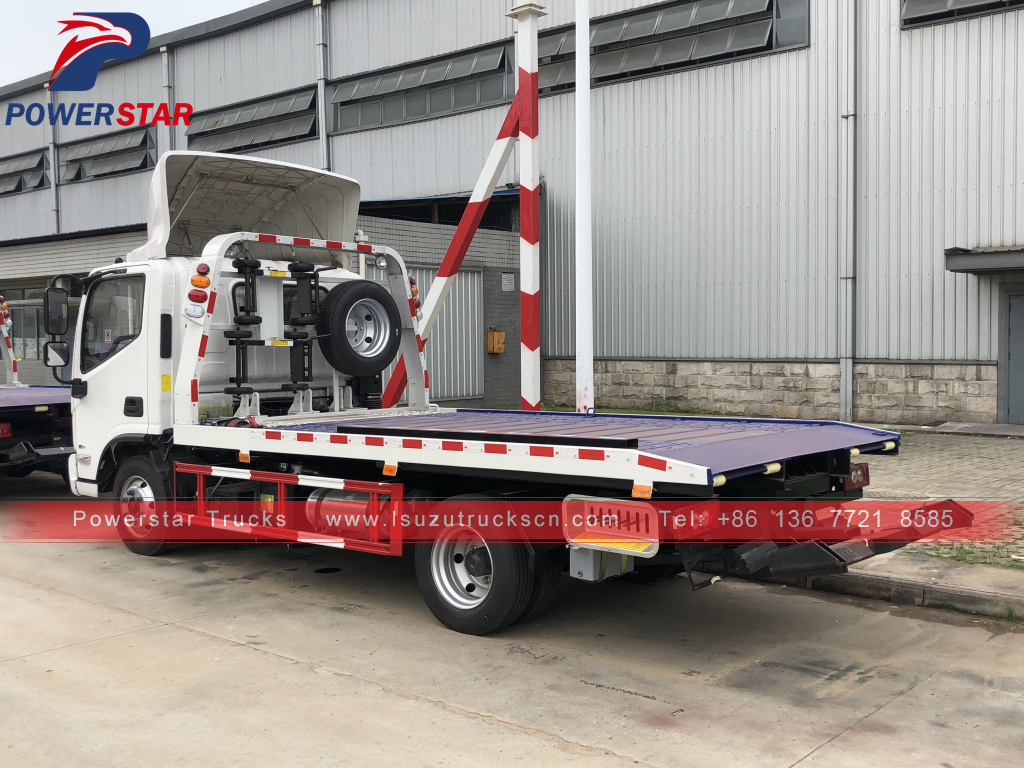 peru FOTON AUMARK 5tons flat bed wrecker tow truck na ibinebenta