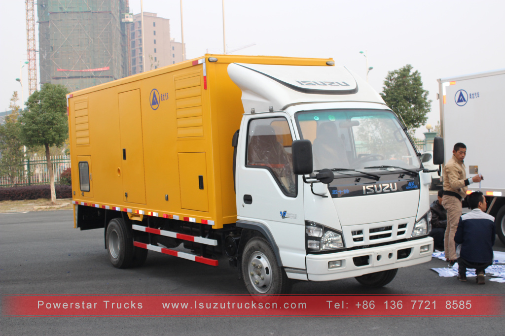 Japan 4x2 mobile emergency power supply truck ISUZU FOR SALE