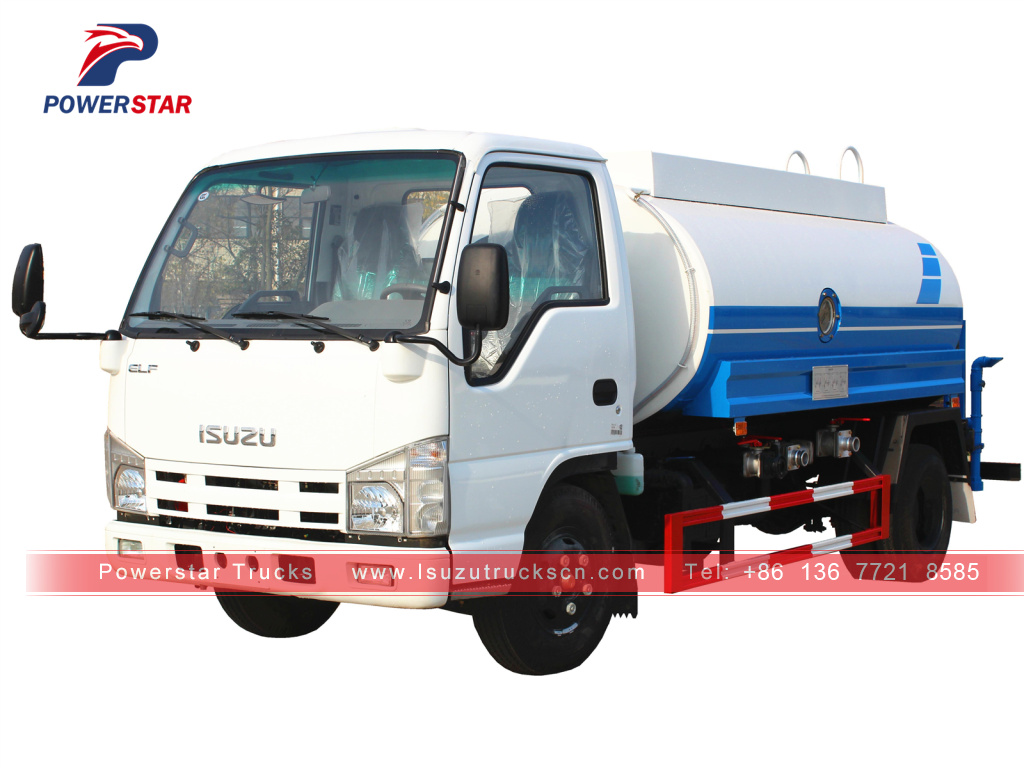 Philippines 5,000L ISUZU Water Spray Tanker Truck for sale