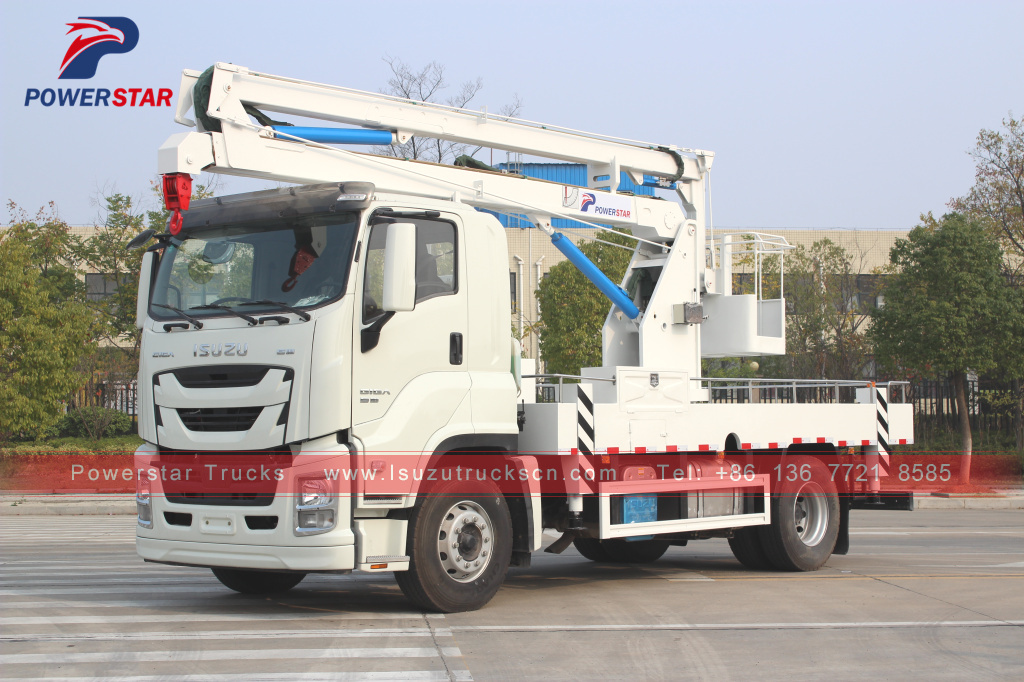 Japan ISUZU GIGA 16m 18m 20m Aerial Manlift Work Platform Trucks for sale