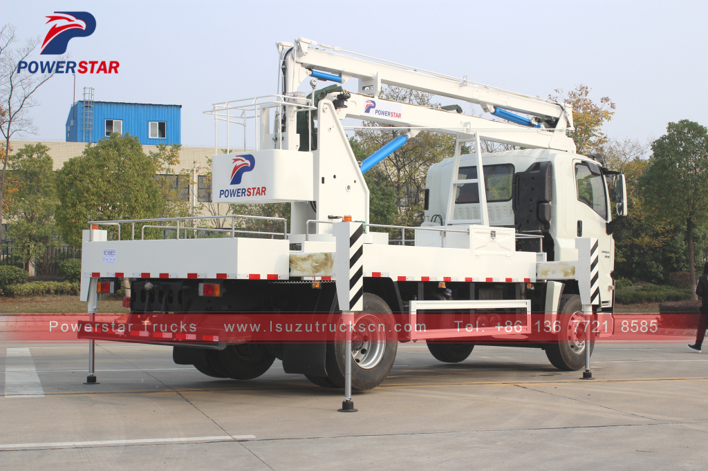 Japan ISUZU GIGA 16m 18m 20m Aerial Manlift Work Platform Trucks for sale