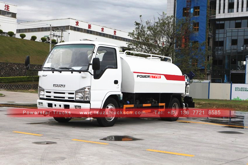 Pilipinas Bagong-bagong ISUZU ELF 4,000L Water Tank Sprinkler Trucks na ibinebenta