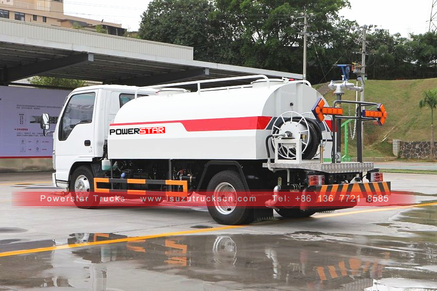 Pilipinas Bagong-bagong ISUZU ELF 4,000L Water Tank Sprinkler Trucks na ibinebenta