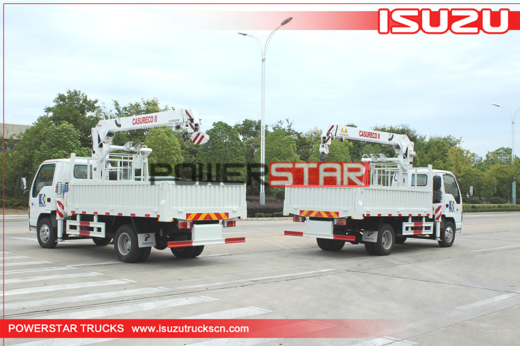 philippines ISUZU Construction mga teleskopikong boom crane truck na ibinebenta