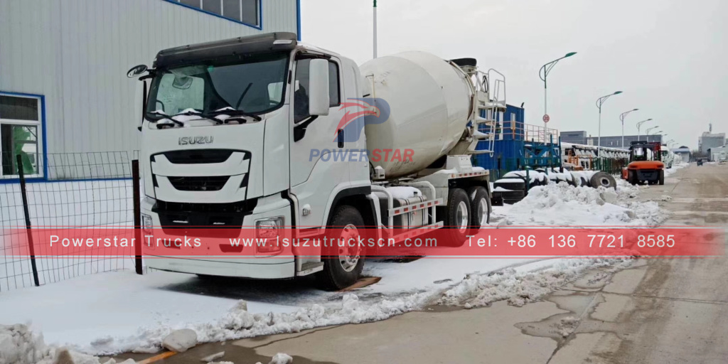 Isuzu GIGA 6x4 10 wheelers Cement Concrete Mixer Truck for sale