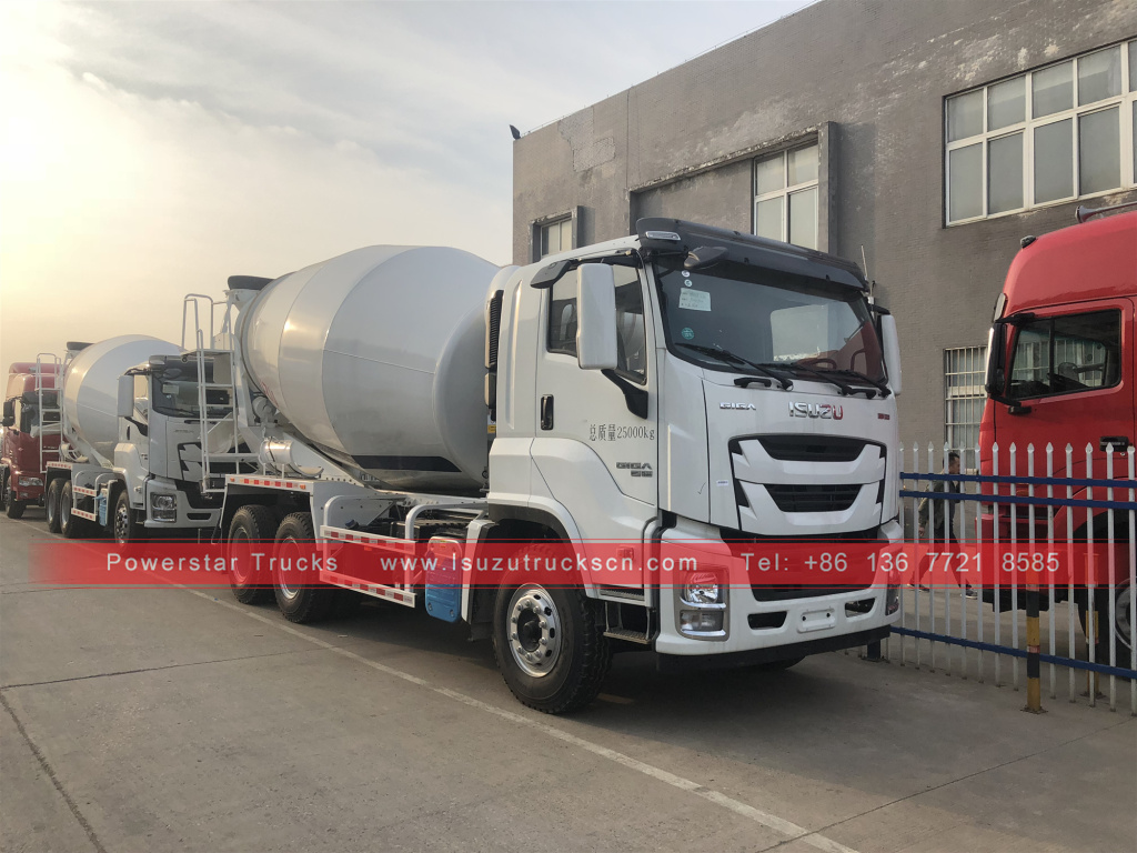 Isuzu GIGA 6x4 10 wheelers Cement Concrete Mixer Truck for sale