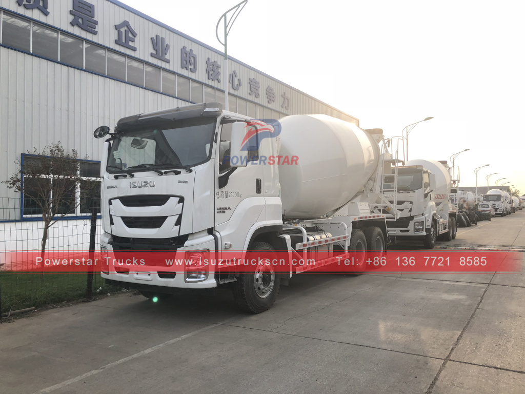 Isuzu GIGA 6x4 10 wheelers Cement Concrete Mixer Truck for sale