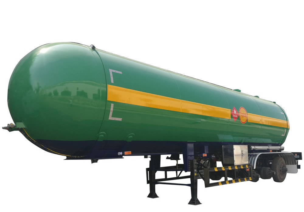 5,000L Liquefied Petroleum Gas Lorry Tank Semi Trailer na may mga Axle para sa LPG