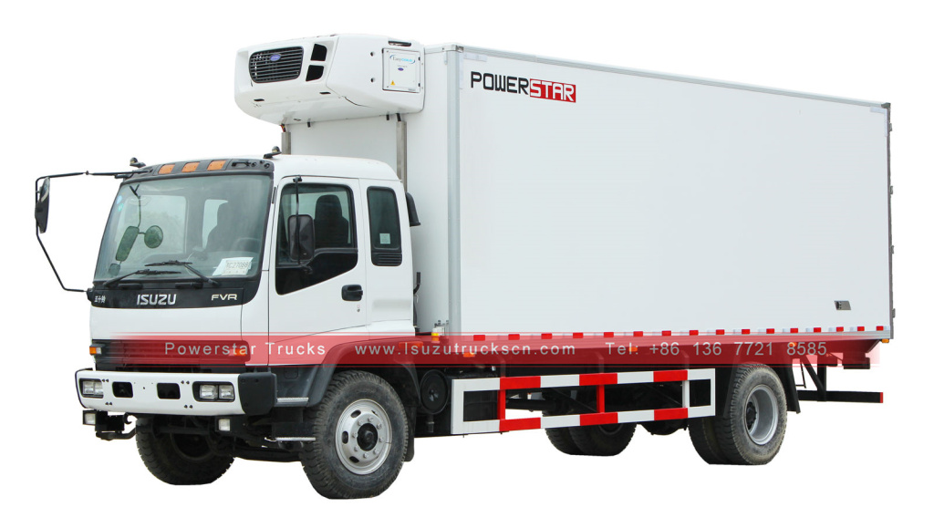 Japan ISUZU Freezer Box Refrigerated Truck