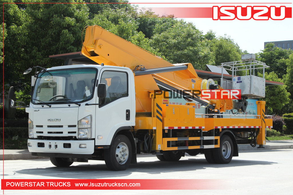 Brand new 24m 26m ISUZU Telescopic Bucket Truck Man Lifter Aerial Working Platform 220Kg