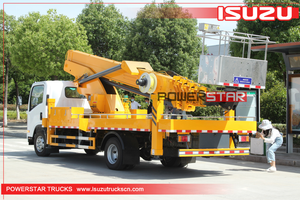 Brand new 24m 26m ISUZU Telescopic Bucket Truck Man Lifter Aerial Working Platform 220Kg