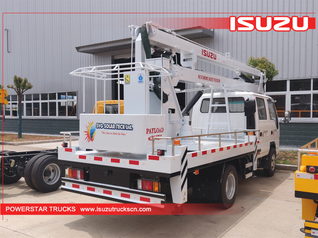 Brand new 12m 14m Telescopic Bucket Truck Isuzu Lifting Equipment for sale