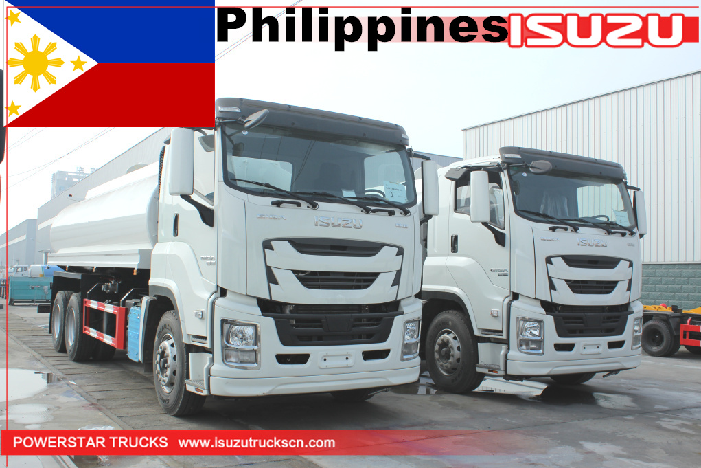 Pilipinas ISUZU GIGA 20,000L 20cbm Water Tanker Transport Truck