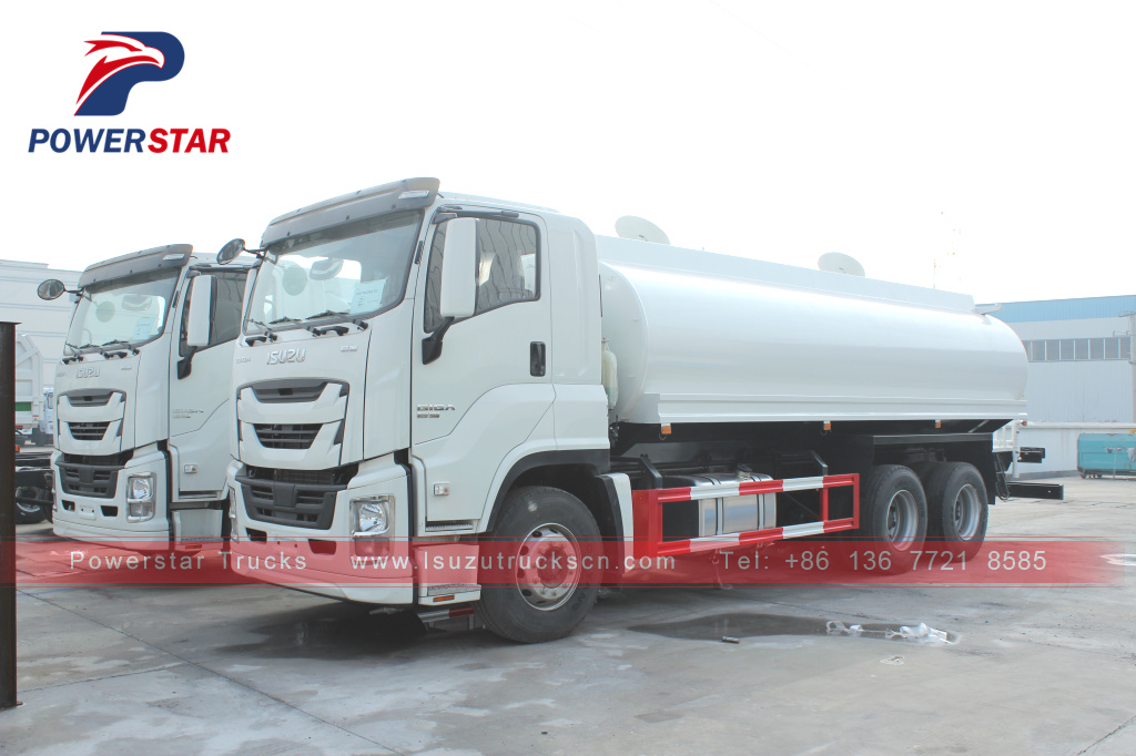 Pilipinas ISUZU GIGA 6*4 20,000L Water Sprinkler 20m3 Water Bowser Truck 6UZ1-TCG50 380HP