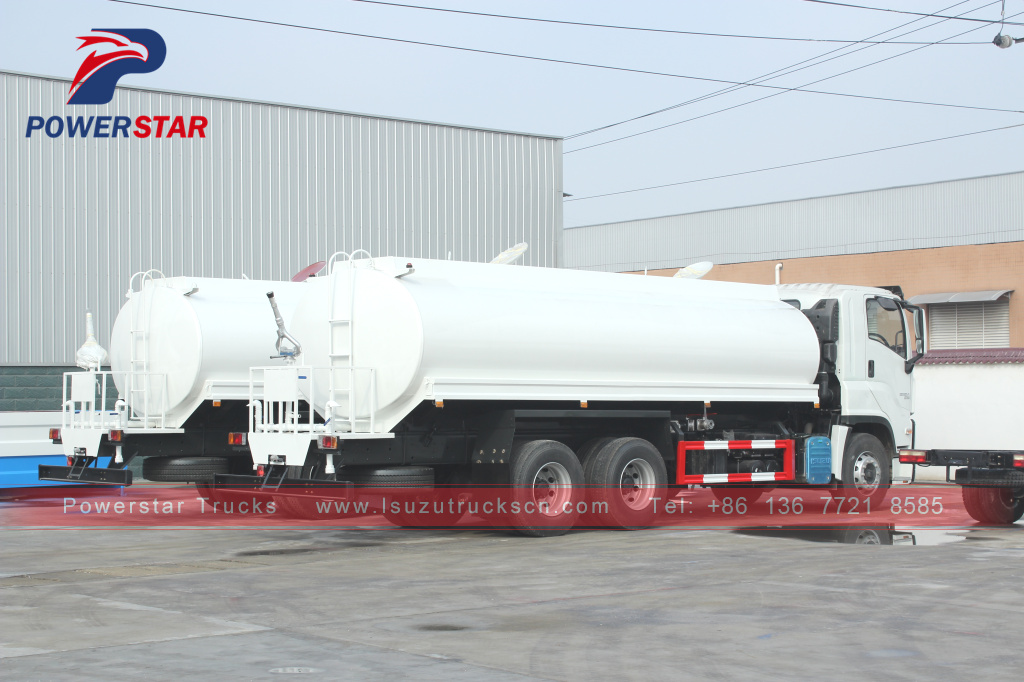 Pilipinas ISUZU GIGA 6*4 20,000L Water Sprinkler 20m3 Water Bowser Truck 6UZ1-TCG50 380HP