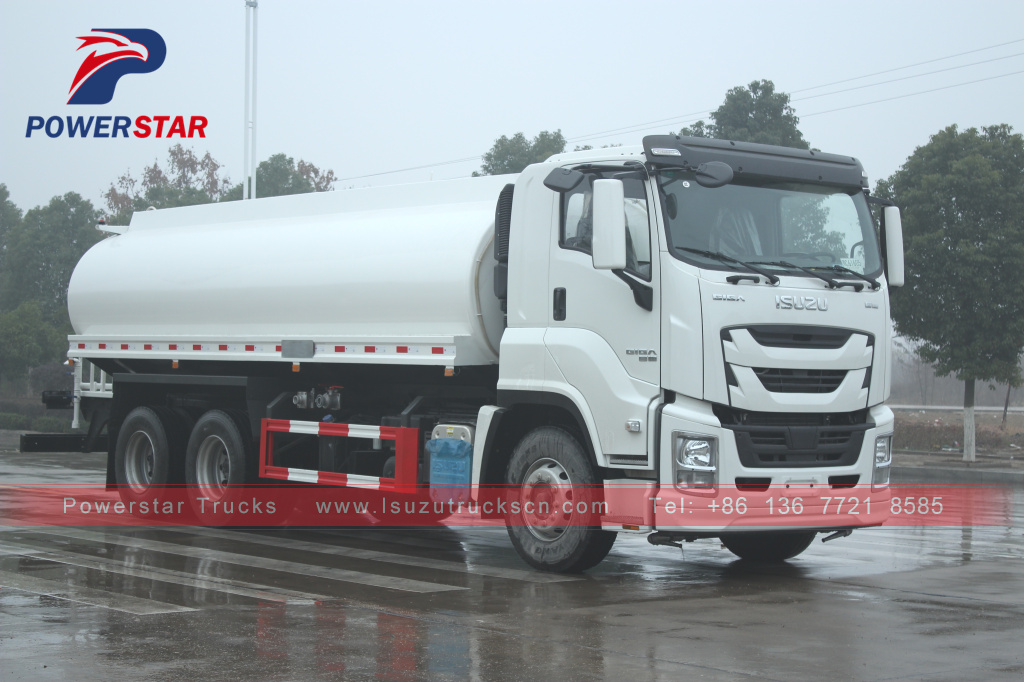 Pilipinas ISUZU GIGA 6*4 20,000L Water Sprinkler 20m3 Water Bowser Truck 6UZ1-TCG50 380HP