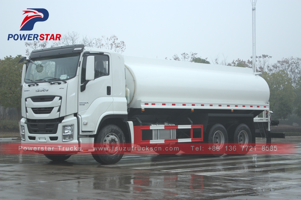 Pilipinas ISUZU GIGA 6*4 20,000L Water Sprinkler 20m3 Water Bowser Truck 6UZ1-TCG50 380HP