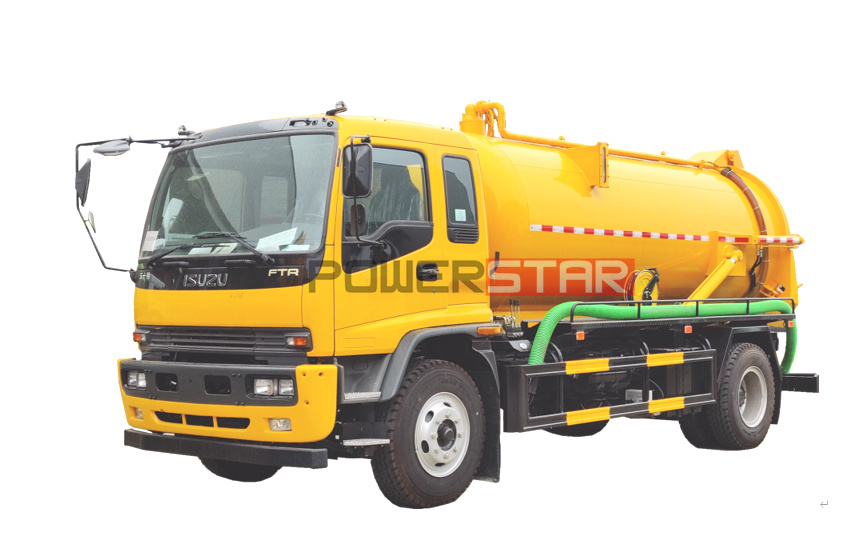 ISUZU FTR Vacuum Sewage Tanker Truck