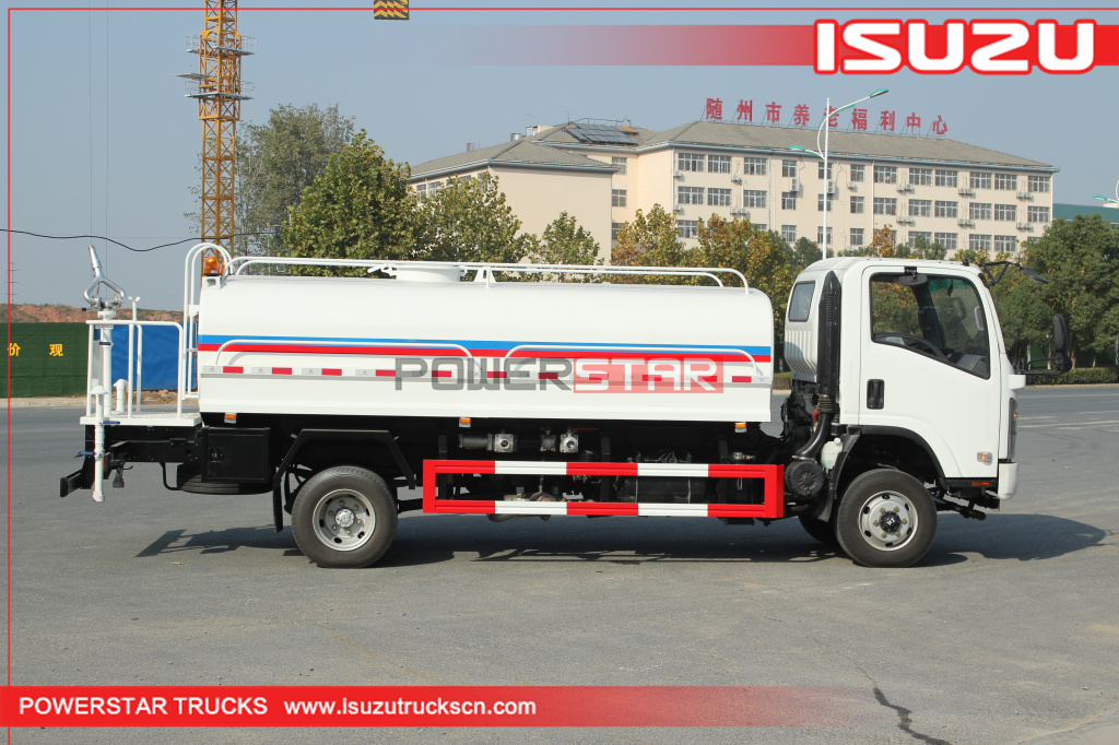 HAITI bagong-bagong ISUZU 4X4 AWD Stainless Steel Potable Water Truck Potable water bowser