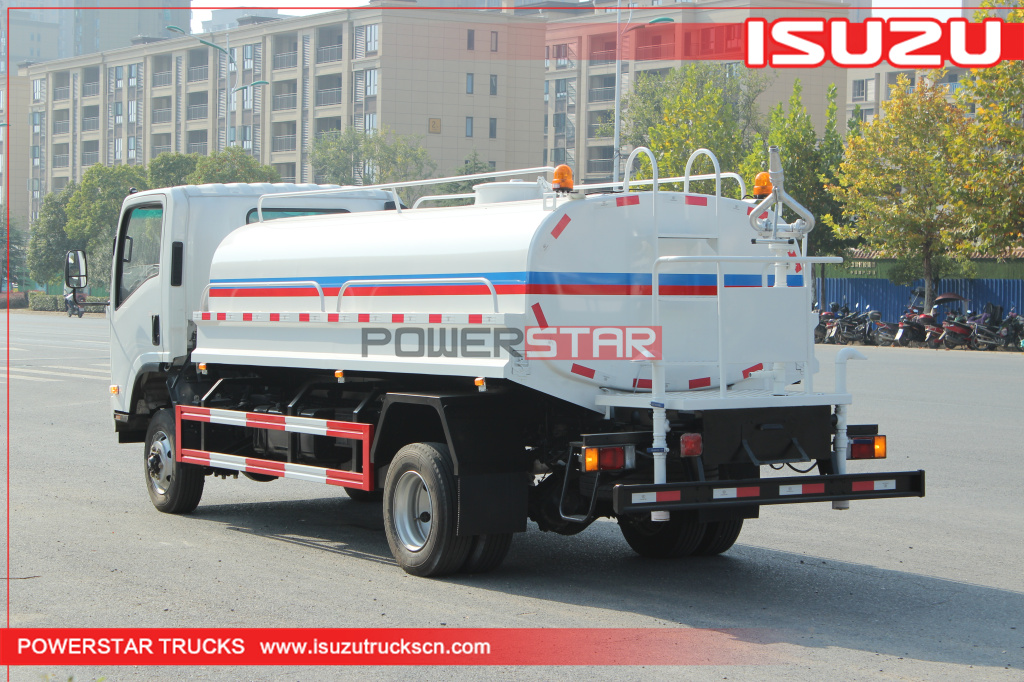 HAITI bagong-bagong ISUZU 4X4 AWD Stainless Steel Potable Water Truck Potable water bowser