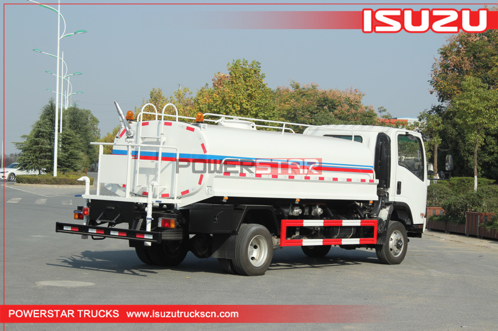 HAITI bagong-bagong ISUZU 4X4 AWD Stainless Steel Potable Water Truck Potable water bowser